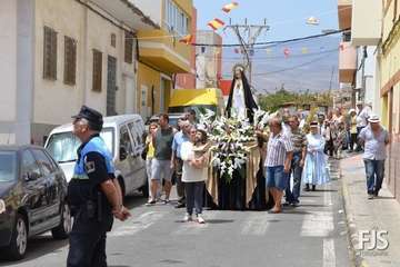 Misa y procesión de la Virgen de la Paloma en La Viña (Foto Francisco Javier Santana)